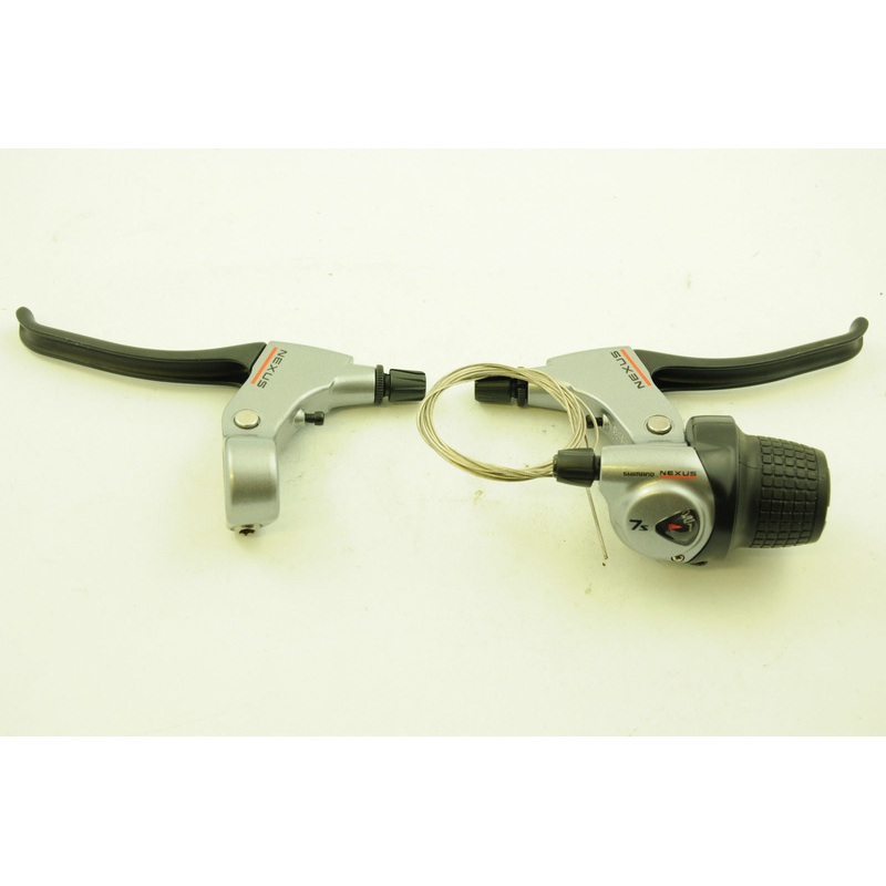 PAIR SHIMANO NEXUS INTER 7 SB-7S45 7 SPEED REVO SHIFTER & BRAKE LEVER SET 40%OFF