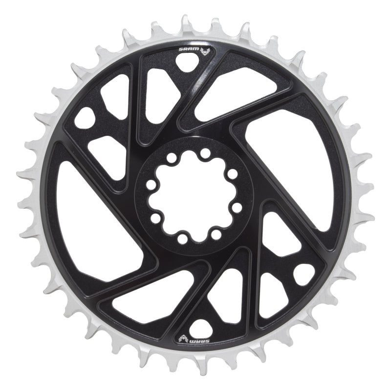 SRAM XX Eagle T-Type Direct Mount Chainring – 36t 12-Speed 8-Bolt Direct Mount 3mm Offset Aluminum BLK D1