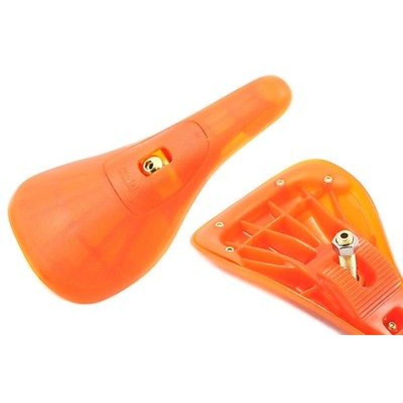 DIAMOND BACK BMX PIVOTAL SKELETAL PLASTIC SADDLE ORANGE 60% OFF DBXS200