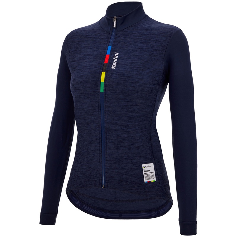 Maglia maniche lunghe donna Santini UCI Official Pure – Blu