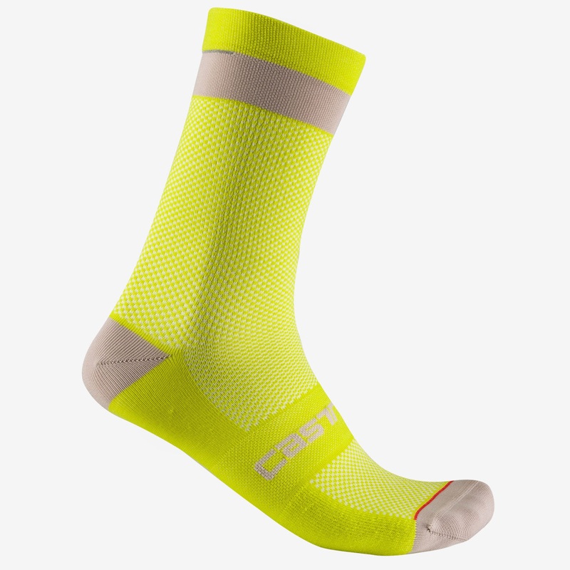 Calze Castelli Alpha 18 – Giallo