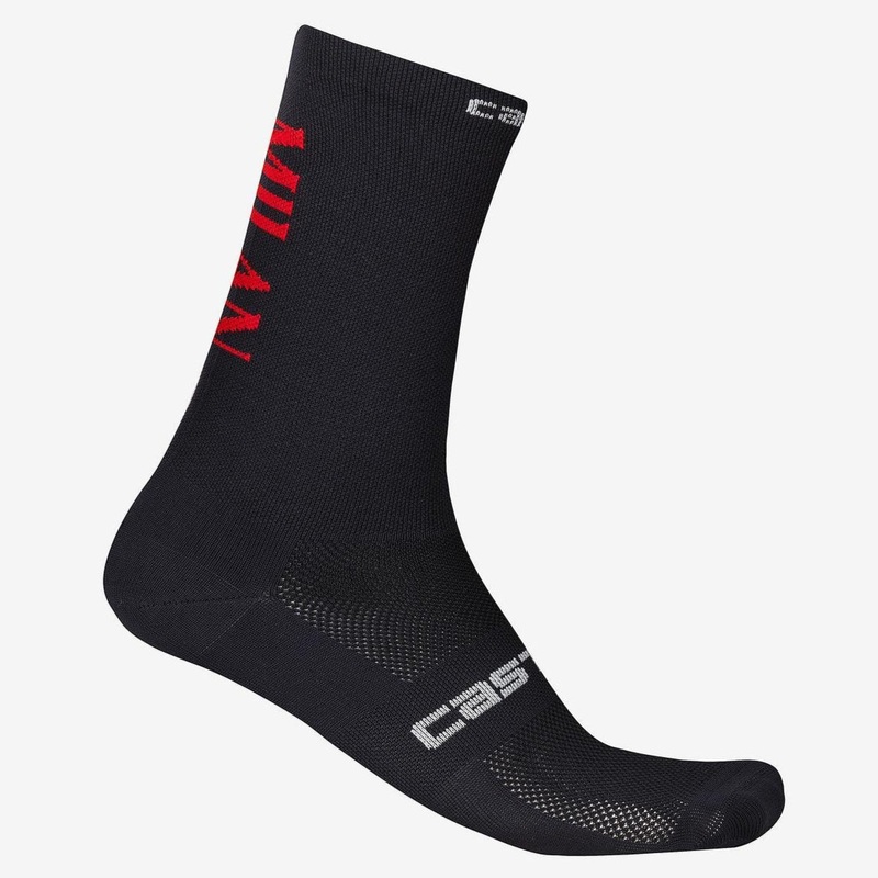 Calze Castelli x AC Milan Rosso Corsa Pro 18 – Nero