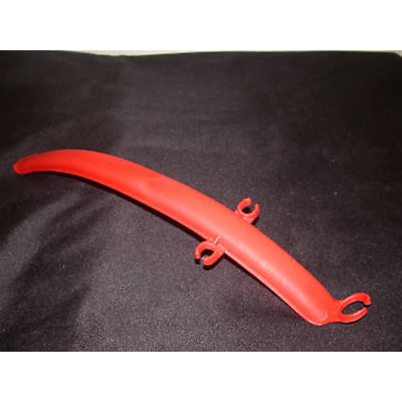 REAR CLIP ON SPLASH MUDGUARD ROAD SPORTS OR FIXIE BIKE RED