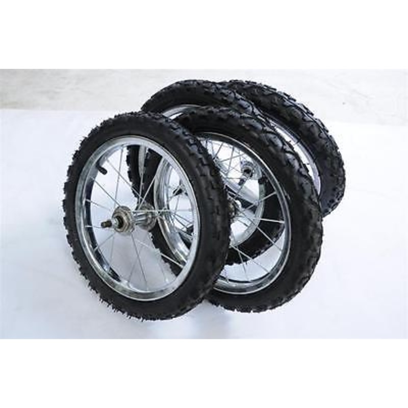 SET FOUR SOAP BOX,GO KART WHEELS 14 CHROME WHEELS + TYRES & TUBES BUGGYS ETC