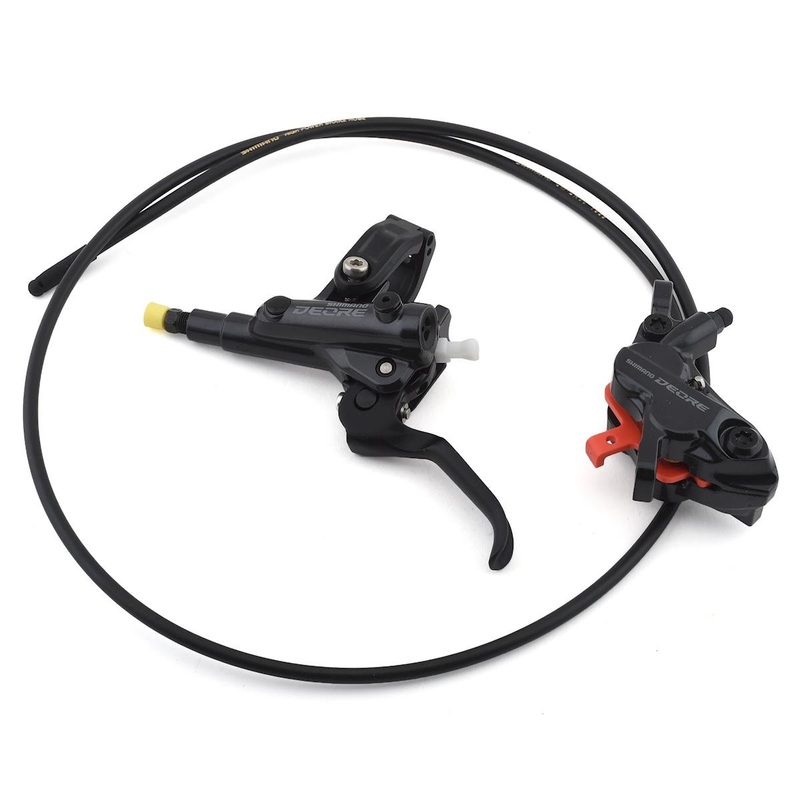 Shimano Deore M6120 4-Piston Hydraulic Disc Brake Set (Black) (Metal Pad) (Post Mount) (Left) (Caliper Included)