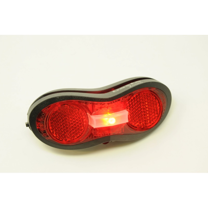 BASTA ZOOM BATTERY OPERATED REAR PANNIER CARRIER RACK EXTREME INTENSITY LED LIGHT
