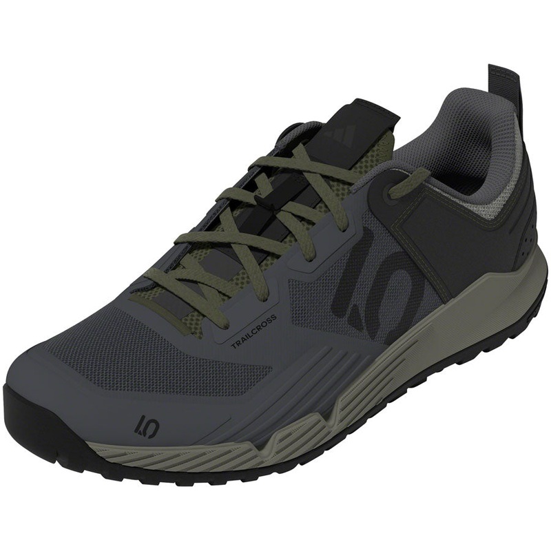 Five Ten Trailcross XT Flat Shoes – Men’s Gray Six/Core BLK/Olive Strata 11