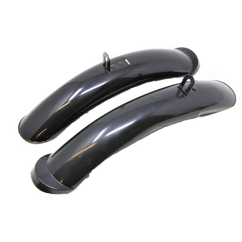 Pair Childrens Wide Shortie Bicycle Mudguards Easy Fit On Kiddes Bike 16 To 20 Wheel