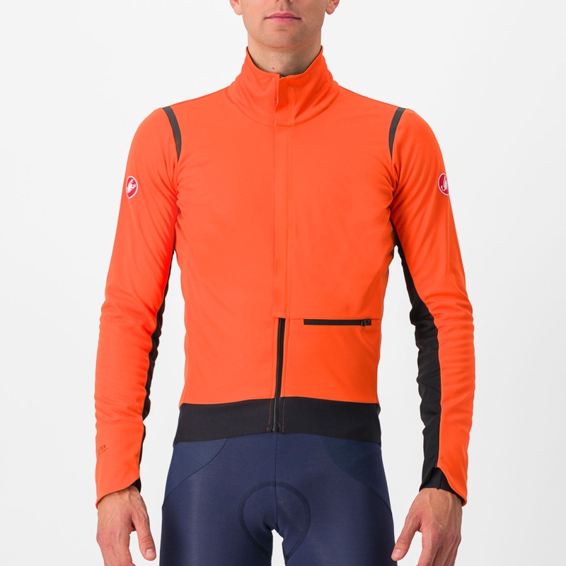 Giacca Castelli Alpha Doppio RoS – Arancio