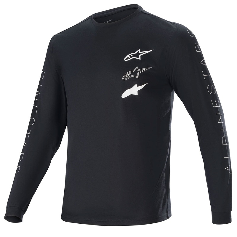 T-Shirt maniche lunghe Alpinestars Lead Tech – Nero