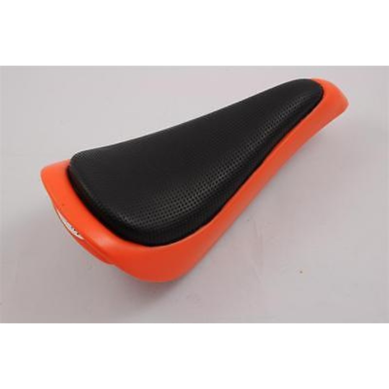 BMX FREESTYLER SEAT SMP MODERN DUAL ORANGE TOP LIGHTLY PADDED SADDLE NOS
