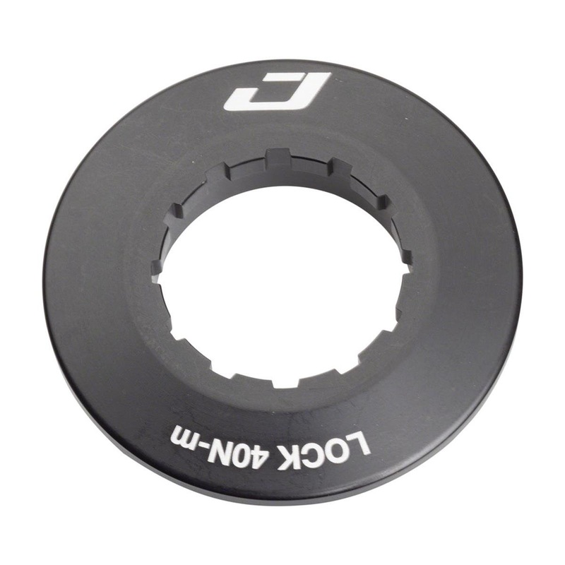 Jagwire Centerlock Disc Brake Rotor Lock Ring (Black ) (For 9-12mm Axles) (Alloy)