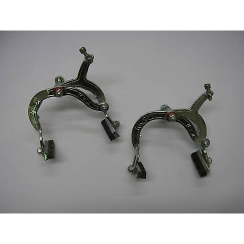 PAIR STEEL CP BRAKE CALIPERS FOR OLD SCHOOL BMX OR MODERN BMXS REDUCED NOS