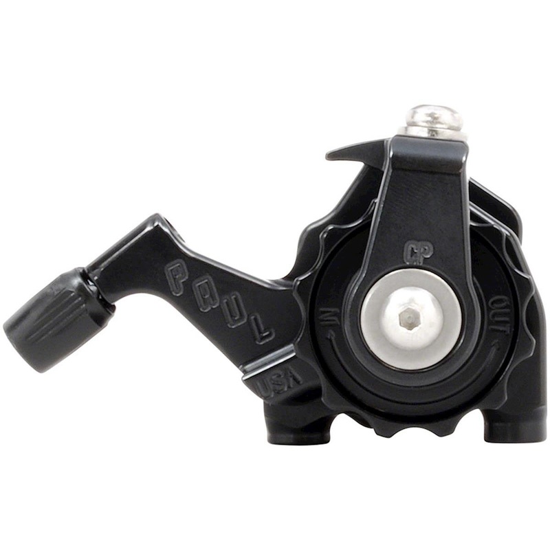 Paul Components Klamper Disc Brake Caliper (All Black) (Mechanical) (Front or Rear) (Short Pull) (Flat Mount)