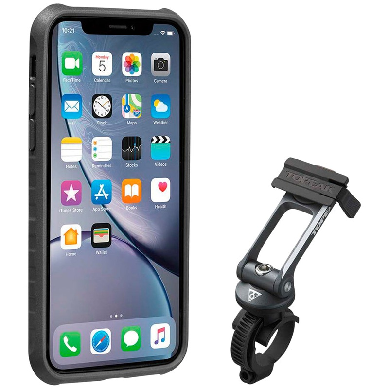 Topeak Ridecase with Mount – Fits iPhone XR Black/Gray