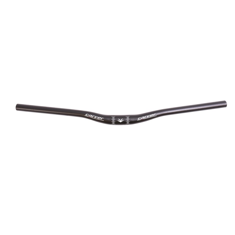 Double Butted 640mm Carver Downhill MTB Aluminium Handlebar 31.8mm 15mm Rise