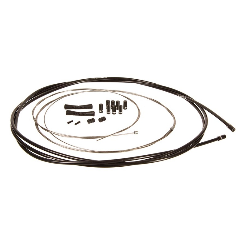 SRAM Stainless Steel Shift Cable Housing Kit – Road/MTB 4mm Reinforced Linear Strand BLK