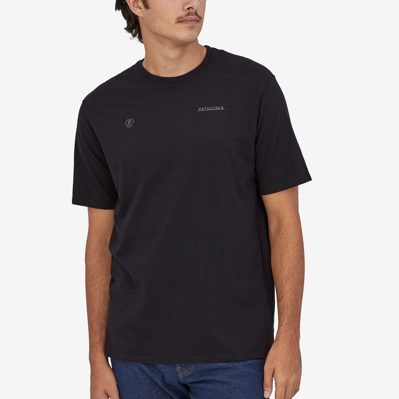 T-Shirt Patagonia Forge Mark Responsibili – Nero
