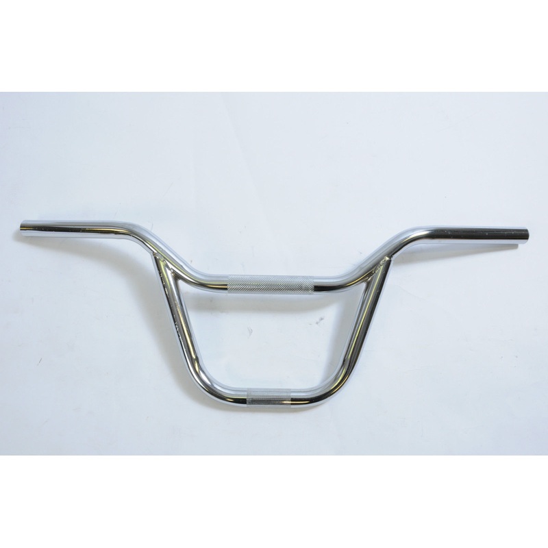 OLD SCHOOL BMX CHROME CURVED BRACE HANDLEBARS 80’s STYLE FOR 20 BMX BIKE NOS