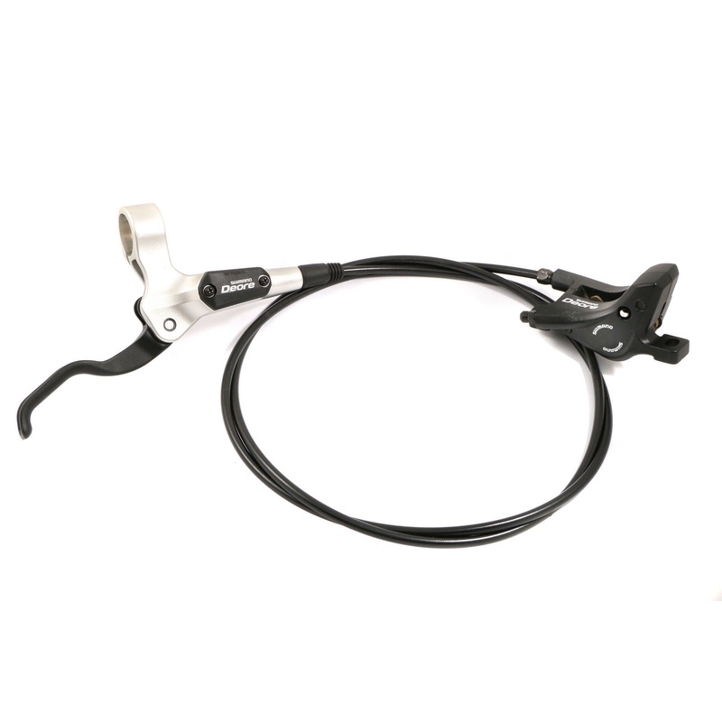 SHIMANO DEORE HYDRAULIC REAR DISC RIGHT HAND BRAKE LEVER & CALIPER M535 NEW
