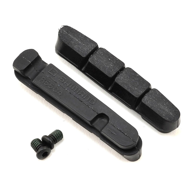 Shimano R55C4 Cartridge Brake Pad Inserts (Black) (Dura-Ace/Ultegra) (1 Pair) (For Shimano/SRAM) (BR-R9100/BR-R8000)