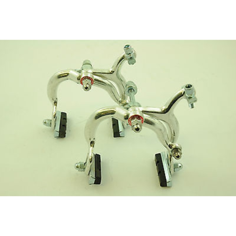 ALLOY BRAKE CALIPERS VINTAGE, ROAD TOWN SHOPPER BIKE MAX 81mm REACH FLAT BRIDGE