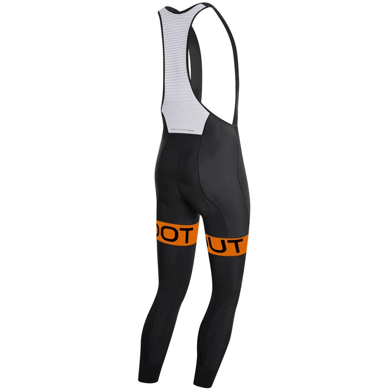 Calzamaglia Dotout Stripe – Nero arancio