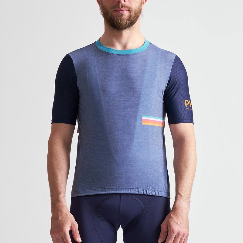 Maglia PH Gravel – Blu|S|M|L|XL|Blu