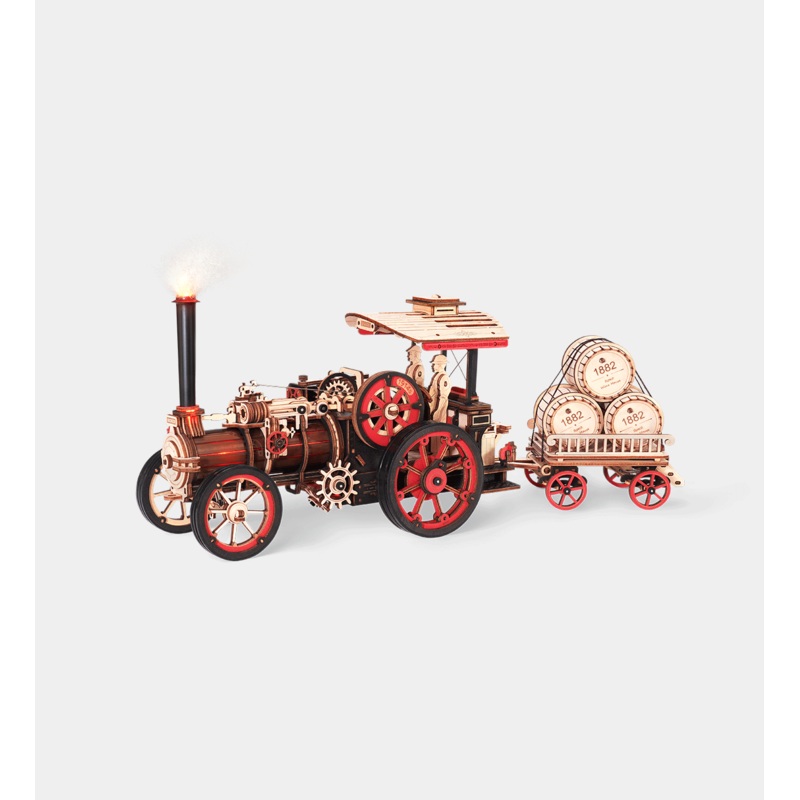 ROKR Steam Engine Mechanical 3D Wooden Puzzle LKA01
