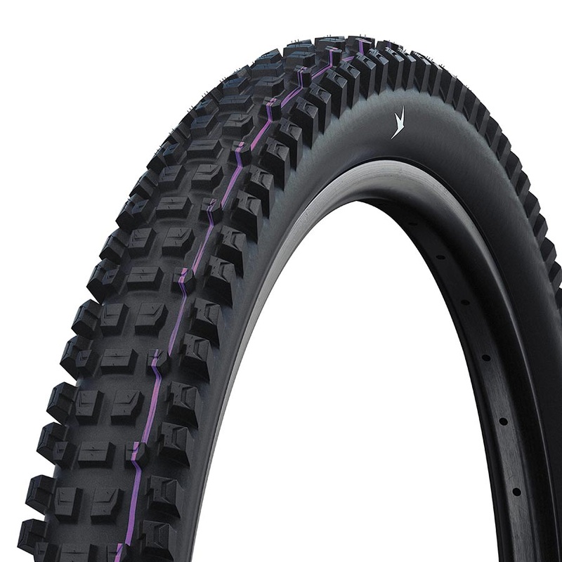 Schwalbe Albert Tire – 29 x 2.60 Tubeless Folding BLK Evolution Line Gravity Pro Addix Ultra Soft Radial E-50