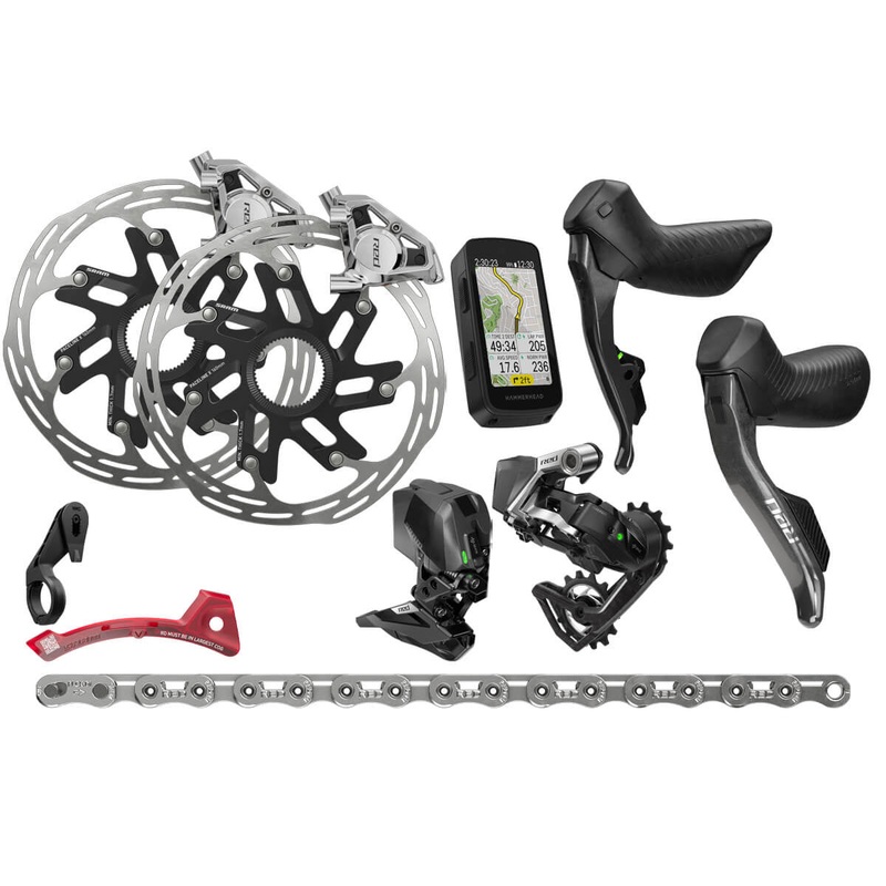 SRAM RED eTap AXS 12 Speed 2x E1 Electronic HRD Groupset