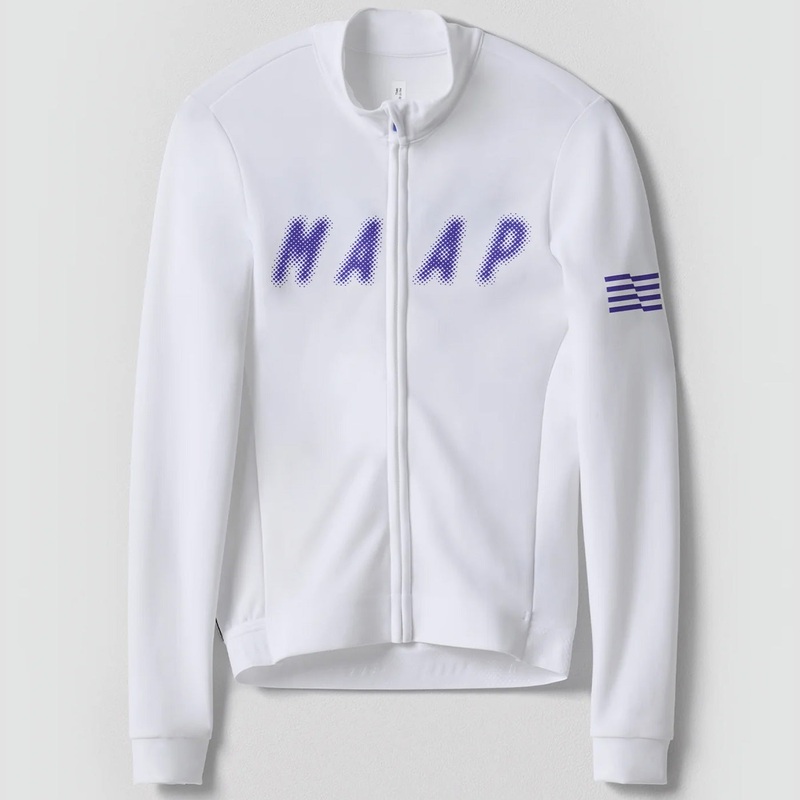 Maglia maniche lunghe Maap Halftone Thermal Pro – Bianco