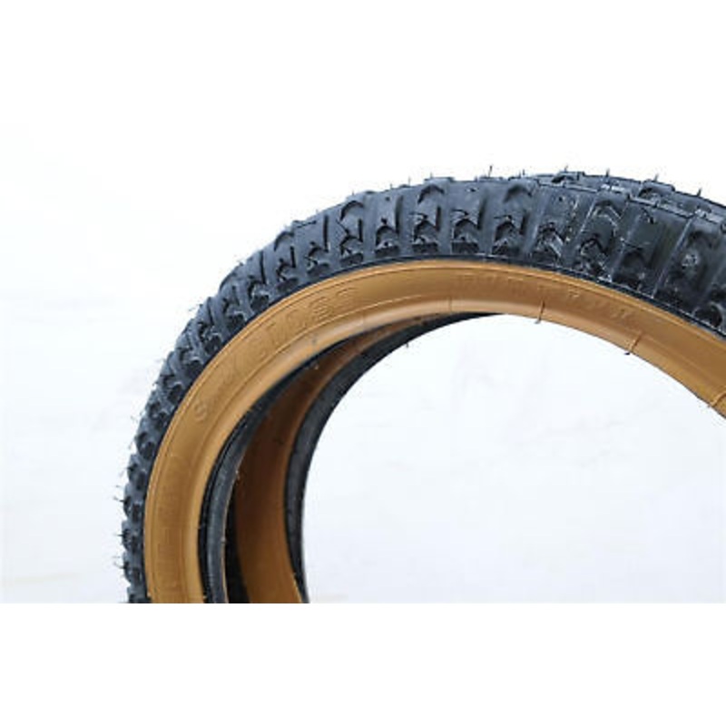 PAIR PIRELLI 16x 2.125 (16 x 1.75) AMBERWALL BIKE – BMX TYRES VINTAGE NOS
