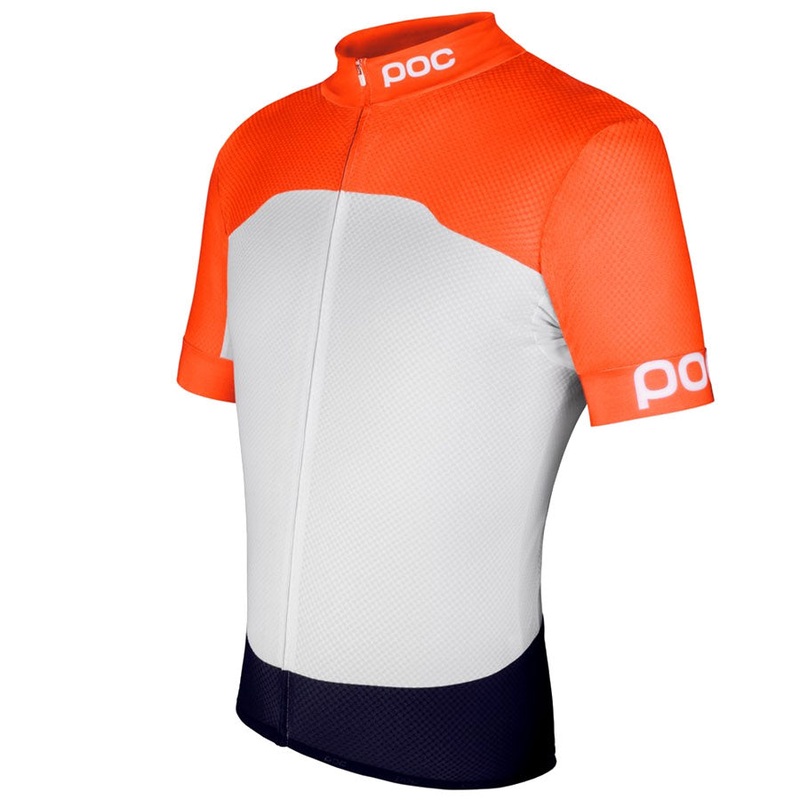 Maglia Poc AVIP printed Light – Bianco Arancio