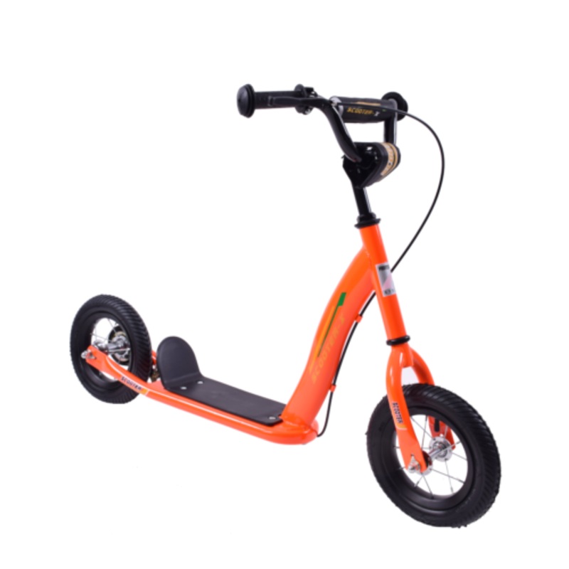 SCOOT-X 10 PUMP UP TYRE TRADITIONAL CHILDS SCOOTER ORANGE IDEAL PRESENT