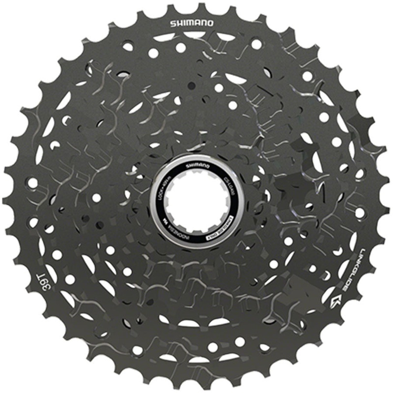 Shimano CUES  CS-LG400-10 Cassette – 10-Speed 11-39t LINKGLIDE Black
