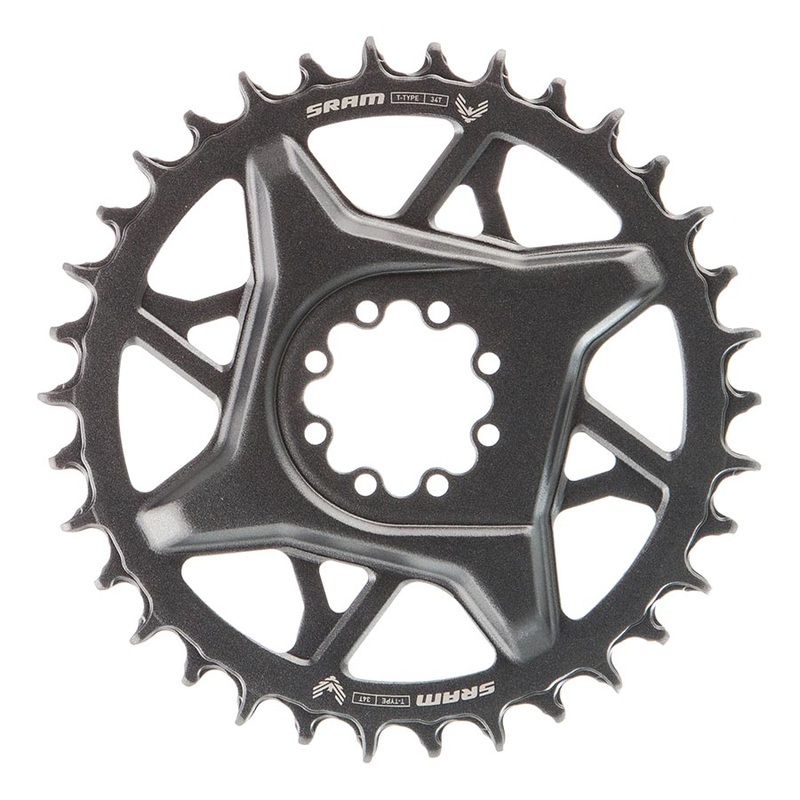 SRAM GX Eagle T-Type 12sp Boost DM Chainring 34t Black