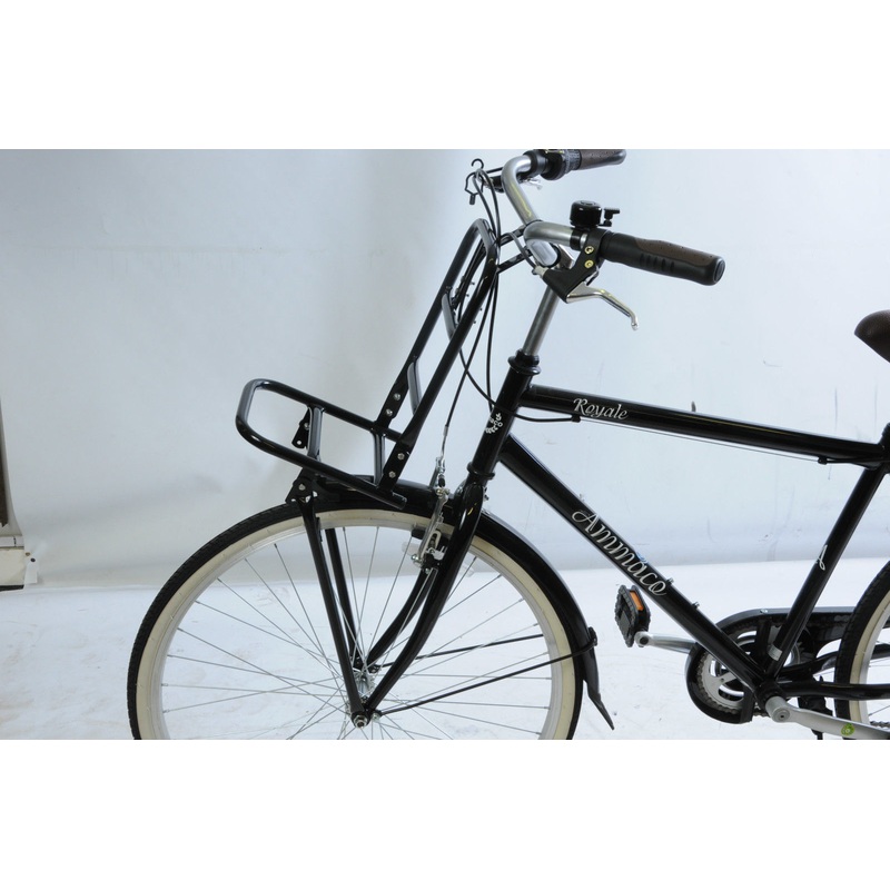 DUTCH STYLE FRONT BIKE CARRIER HEAVY DUTY RACK 30cm x 20cm FOR 26-28 WHEEL BIKE