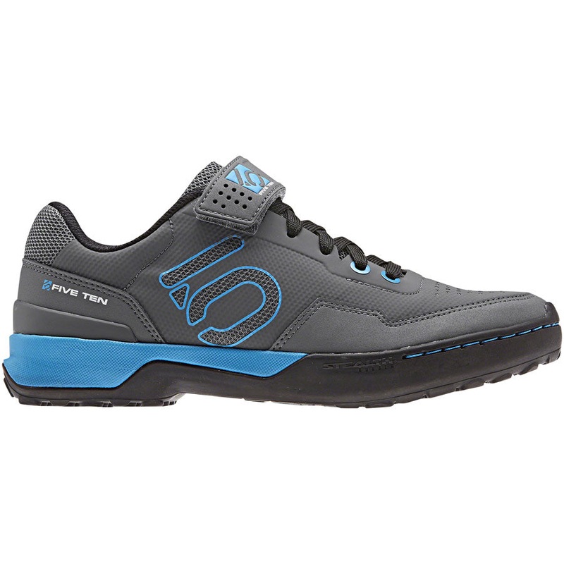 Five Ten Kestrel Lace Mountain Clipless Shoes – Womens Gray Five / Shock Cyan / Core BLK 10