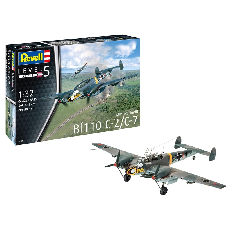 Revell Messerschmitt Bf110 C-2/C-7 1:32 Plane Model Kit