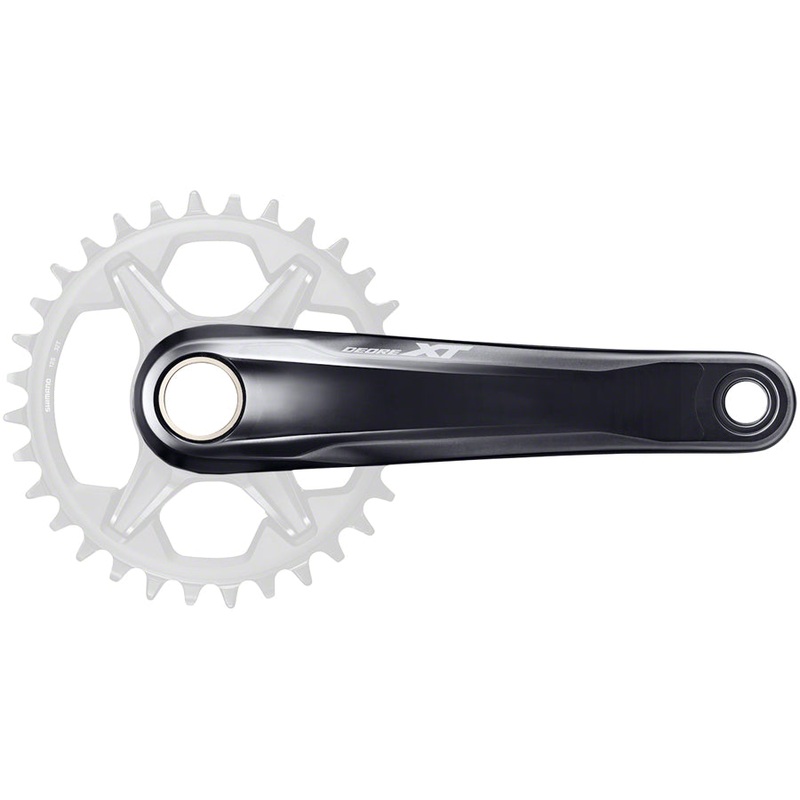 Shimano Deore XT FC-M8100-1 Crankset – 170mm 12-Speed 1x Direct Mount Hollowtech II Spindle Interface BLK