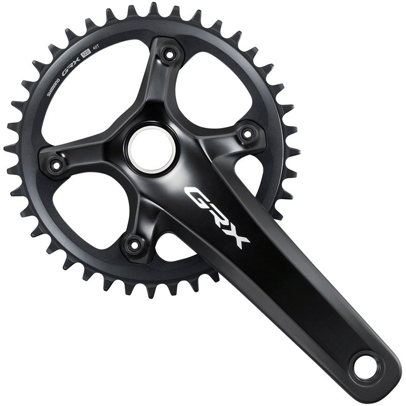 Shimano GRX FC-RX820-1 Crankset – 175mm 12-Speed 40t 110 BCD Hollowtech II BLK