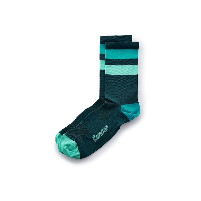 Condor Pro Socks|SMALL/MEDIUM (EU 37-42)|LARGE/X-LARGE (EU 43-47)|TEAL/MOSS/GREEN|NAVY/YELLOW/ORANGE|AZZURO|NAVY