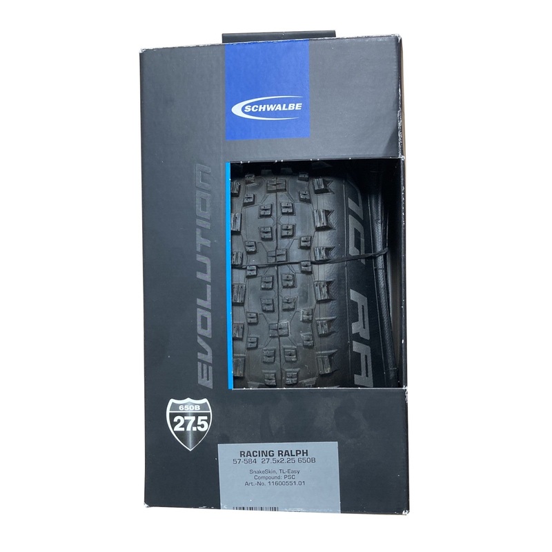 Schwalbe Racing Ralph 27.5 x 2.25 27.5 Inch Bike Tyre SnakeSkin TL-Easy Folding Evo