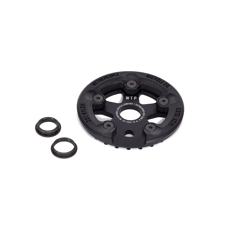We The People Paragon Guard Combo Chainring Teeth: 25 6061-T6 Aluminum Black Set