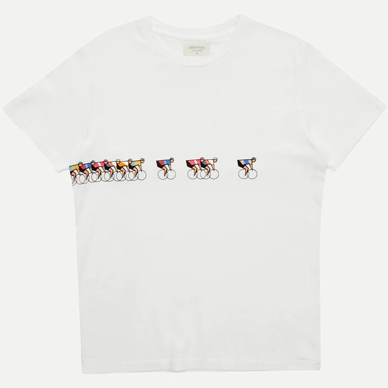 T-Shirt Erstwhile Tete de la Course 90S – Bianco