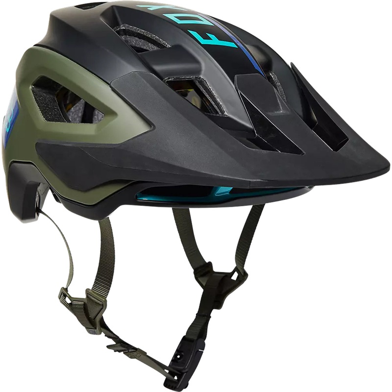 Casco Fox Speedframe Pro Mips Blocked – Verde nero