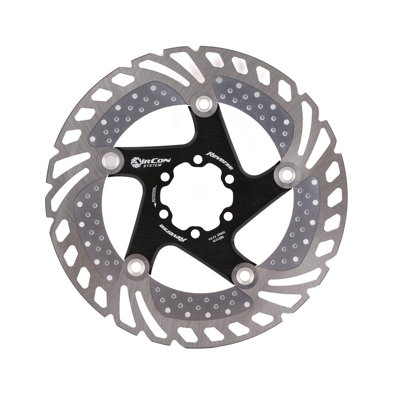 Reverse Components AirCon Disc Rotor (Black) (6-Bolt) (180mm)