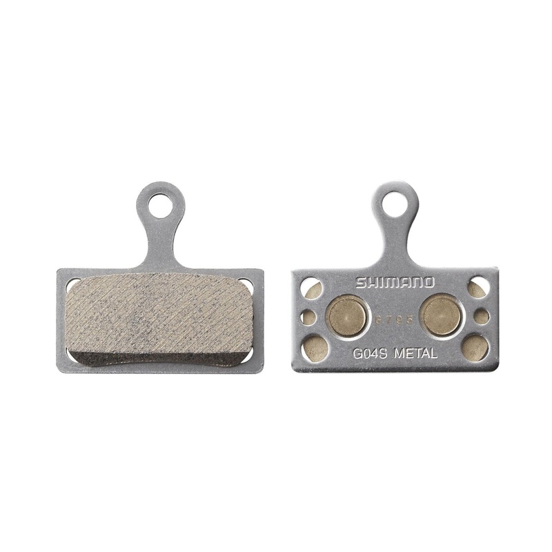 Shimano G04S-MX Metal Sintered Steel Backed Disc Bike Brake Pads