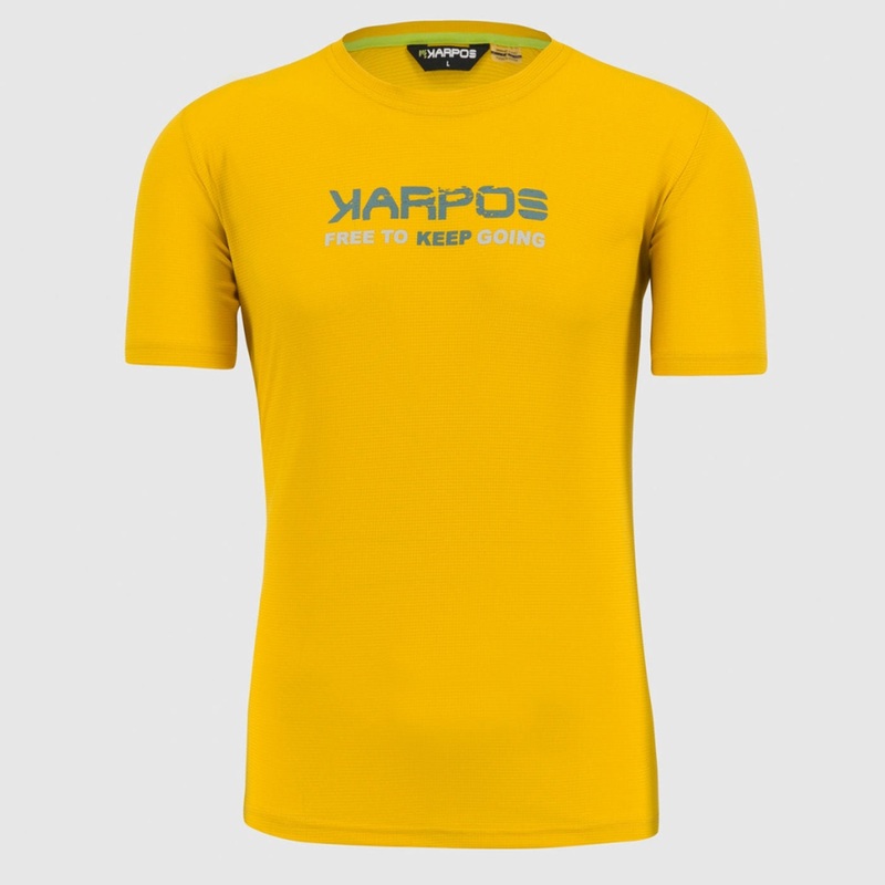 T-Shirt Karpos Val Federia – Giallo